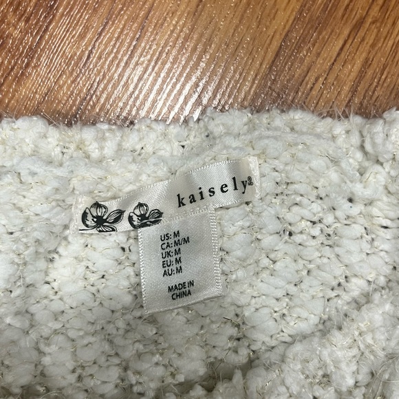 Cream Chunky Knit Kaisely Anthropologie Sweater - Picture 4 of 4